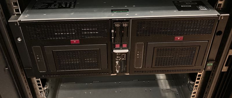 One server from the front